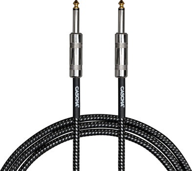 Cable de instrumento Cascha Standard Line Guitar Cable Negro 6 m Recto - Recto Cable de instrumento - 1