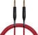 Câble pour instrument Cascha Advanced Line Guitar Cable Rouge 6 m Droit - Droit