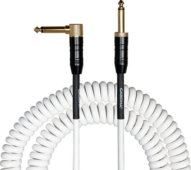 Cable de instrumento Cascha Advanced Line Guitar Cable Blanco 6 m Recto - Acodado Cable de instrumento - 1