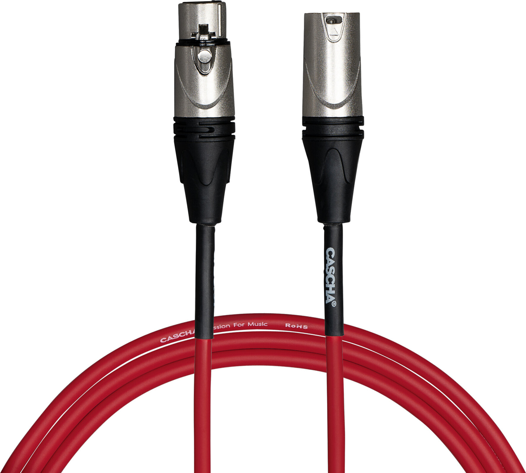 Cable de micrófono Cascha Advanced Line Microphone Cable Rojo 6 m Cable de micrófono