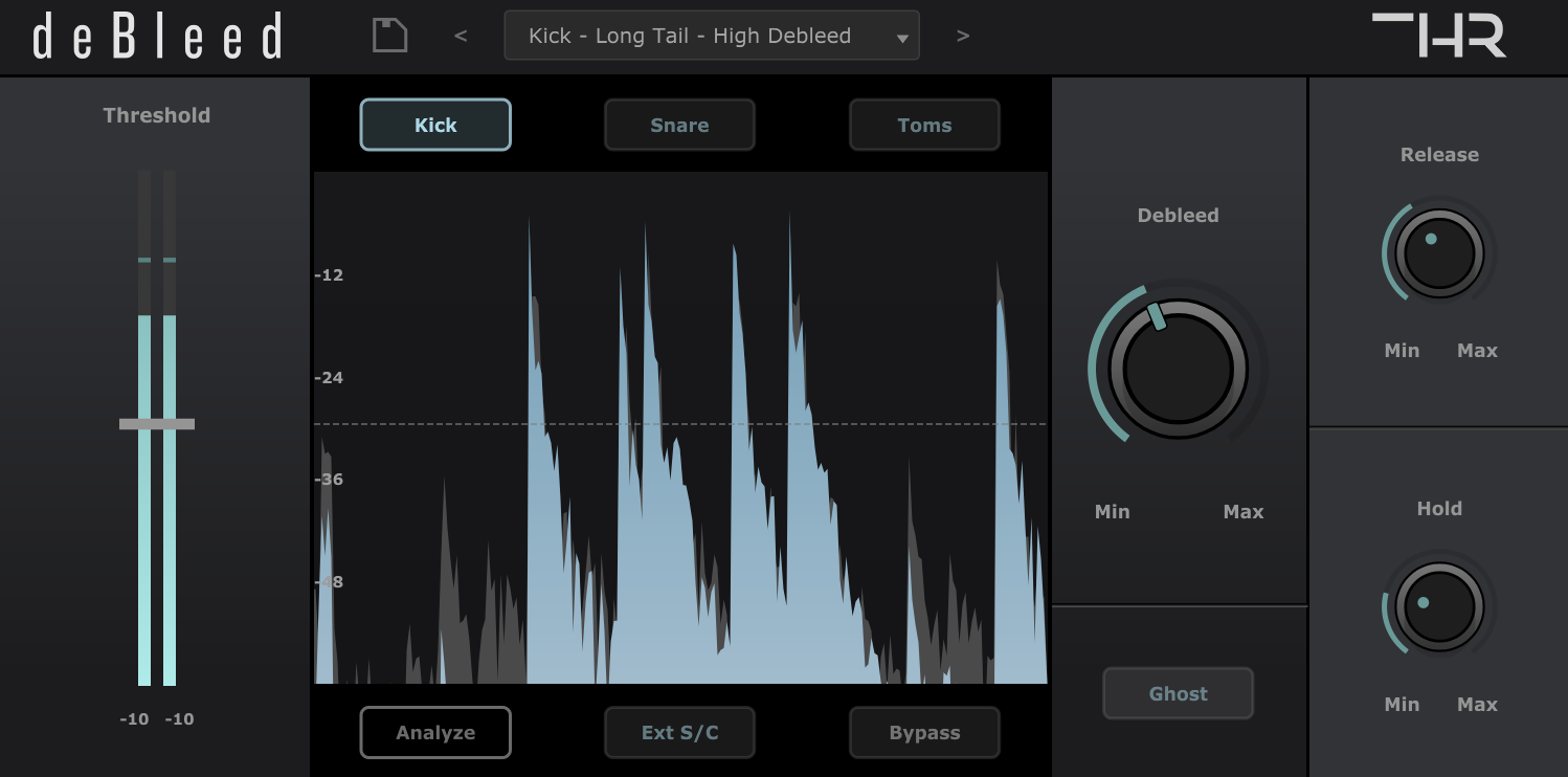 Tonstudio-Software Plug-In Effekt THR deBleed (Digitales Produkt)