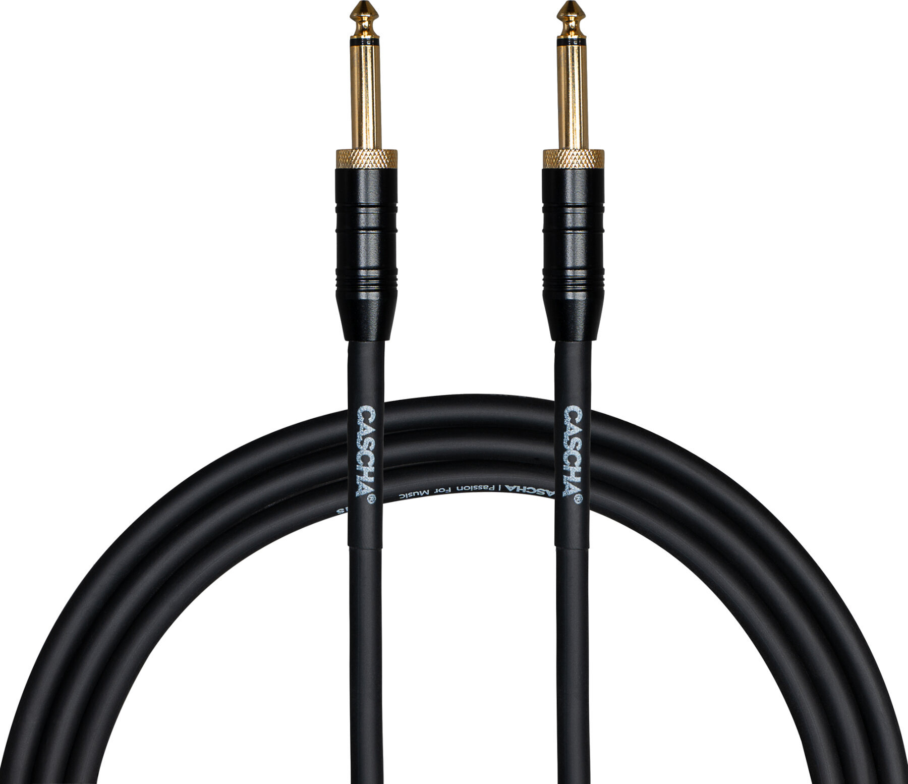 Cabo de instrumento Cascha Professional Line Guitar Cable 3 m Reto - Reto Cabo de instrumento