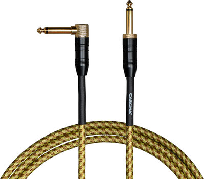 Cable de instrumento Cascha Professional Line Guitar Cable Natural 6 m Recto - Acodado Cable de instrumento - 1