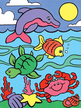 Peinture par numéros Royal & Langnickel Peinture par numéros Créatures de la mer - 1