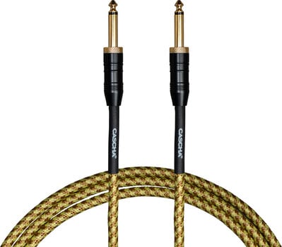 Инструментален кабел Cascha Professional Line Guitar Cable 6 m Директен - Директен Инструментален кабел - 1