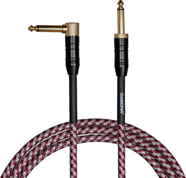 Instrumentkabel Cascha Professional Line Guitar Cable 3 m Recht - Gebogen Instrumentkabel - 1