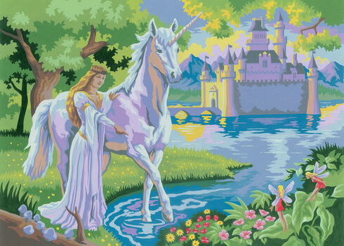 Ζωγραφική με Αριθμούς Royal & Langnickel Ζωγραφική σύμφωνα με αριθμούς Princess And Unicorn - 1