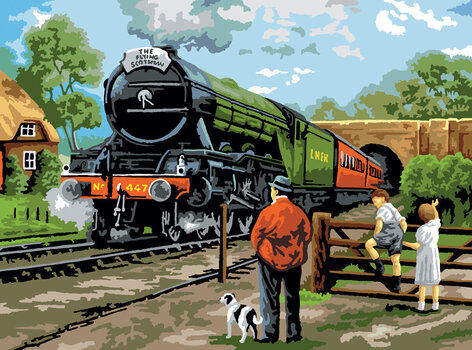 Ζωγραφική με Αριθμούς Royal & Langnickel Ζωγραφική σύμφωνα με αριθμούς Train Station - 1