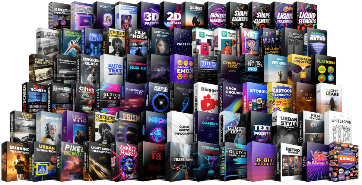 Video- en grafische software AEJuice AEJuice I Want It All Bundle Lifetime (Digitaal product)