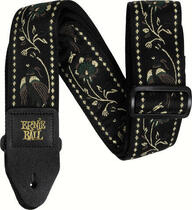 Ernie Ball Classic Jacquard Black Pleasant Pheasant Гітарний ремінь (Як новий)