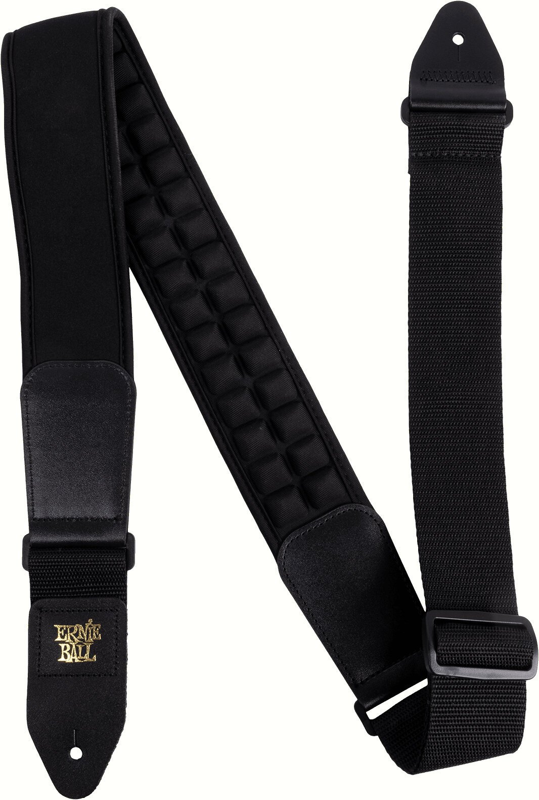 Courroie de guitare Ernie Ball Cloud Comfort Guitar/Bass Strap Courroie de guitare Black