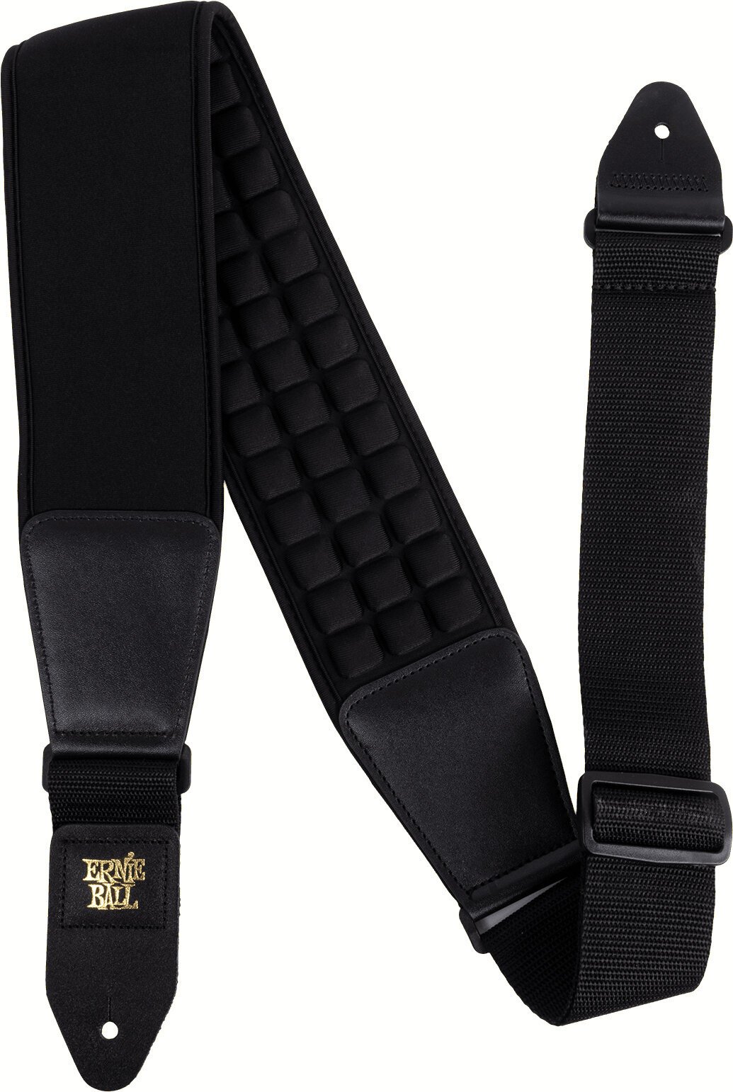 Gitárszíj Ernie Ball Cloud Comfort Guitar/Bass Strap Gitárszíj Black