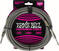 Instrument Cable Ernie Ball Braided Instrument Cable Straight/Straight Silver 5,5 m Straight - Straight