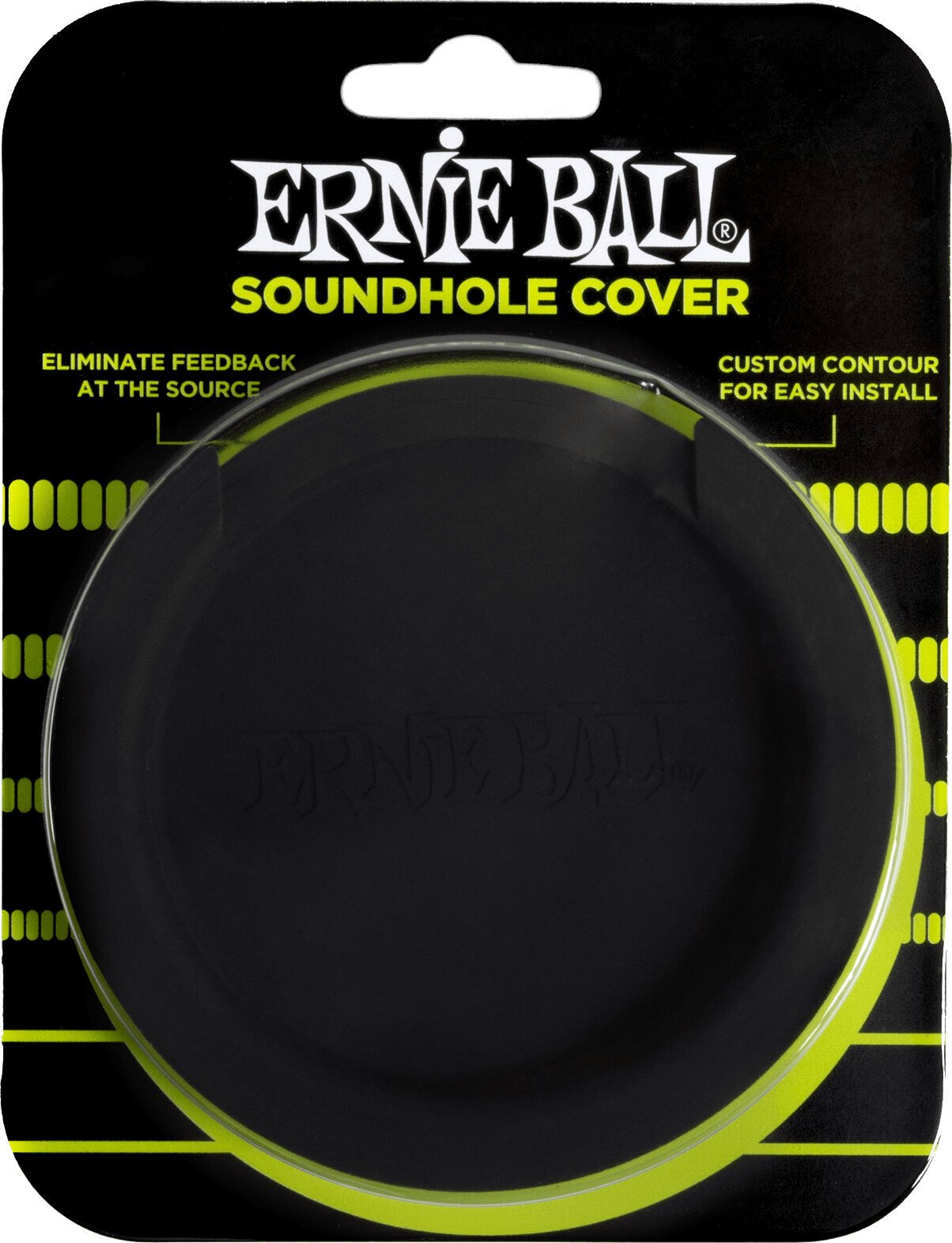 Tampa da caixa de ressonância Ernie Ball Acoustic Sound Hole Cover Tampa da caixa de ressonância