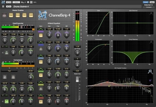 Studio software plug-in effect Metric Halo MH ChannelStrip v4 (Digitaal product) - 1