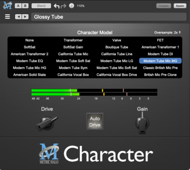 Εφέ FX Plug-In λογισμικού στούντιο Metric Halo MH Character v4 (Ψηφιακό προϊόν) - 1
