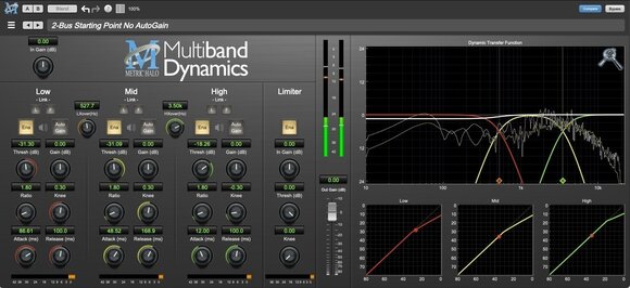Plug-In software da studio Metric Halo MH MultibandDynamics v4 (Prodotto digitale) - 1