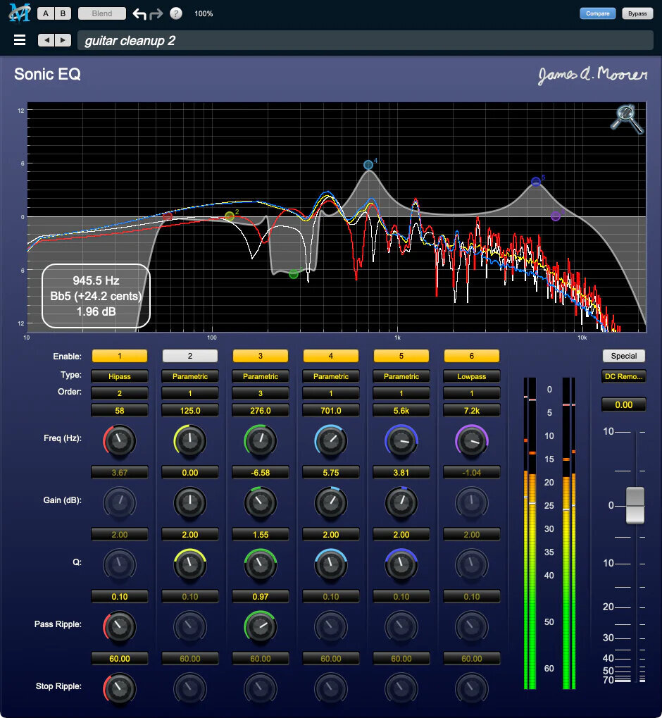 Studio software plug-in effect Metric Halo MH Sonic EQ v4 (Digitaal product)