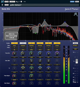 Studio software plug-in effect Metric Halo MH Sonic EQ v4 (Digitaal product) - 1