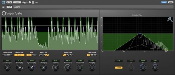 Plug-In software da studio Metric Halo MH SuperGate v4 (Prodotto digitale) - 1