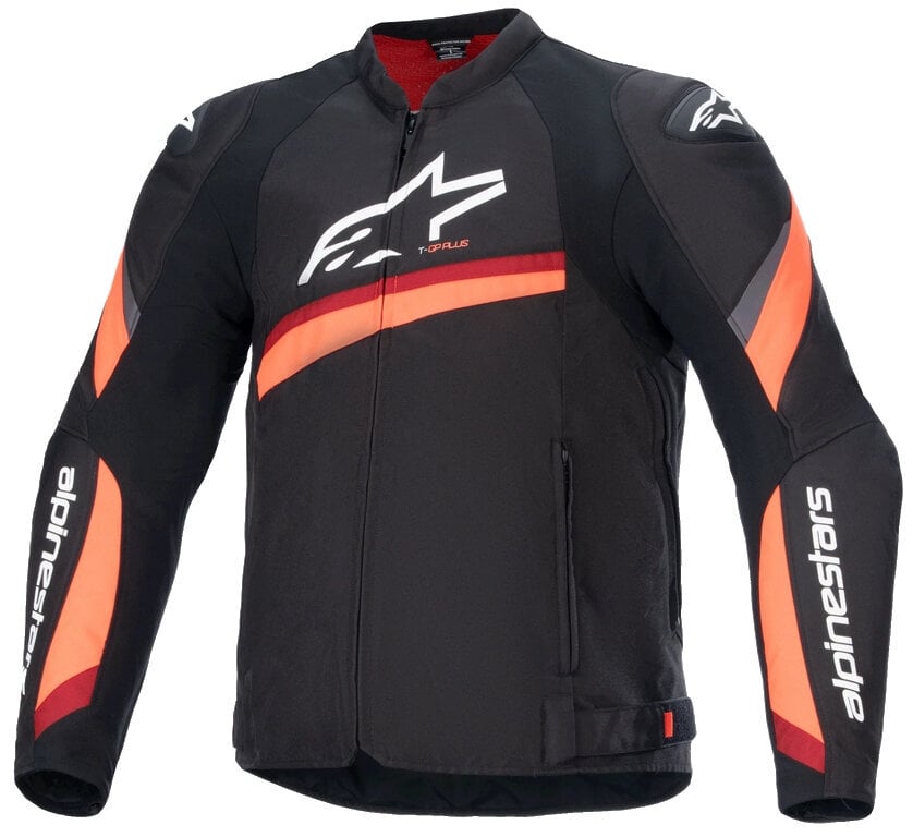 Tekstilna jakna Alpinestars T-GP Plus V4 Jacket Black/Red/Fluo 2XL Tekstilna jakna