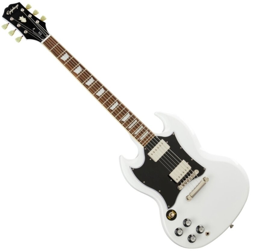 E-Gitarre Epiphone SG Standard LH Alpine White E-Gitarre