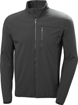 Bunda Helly Hansen Men's Crew Softshell 2.0 Bunda Ebony L - 1