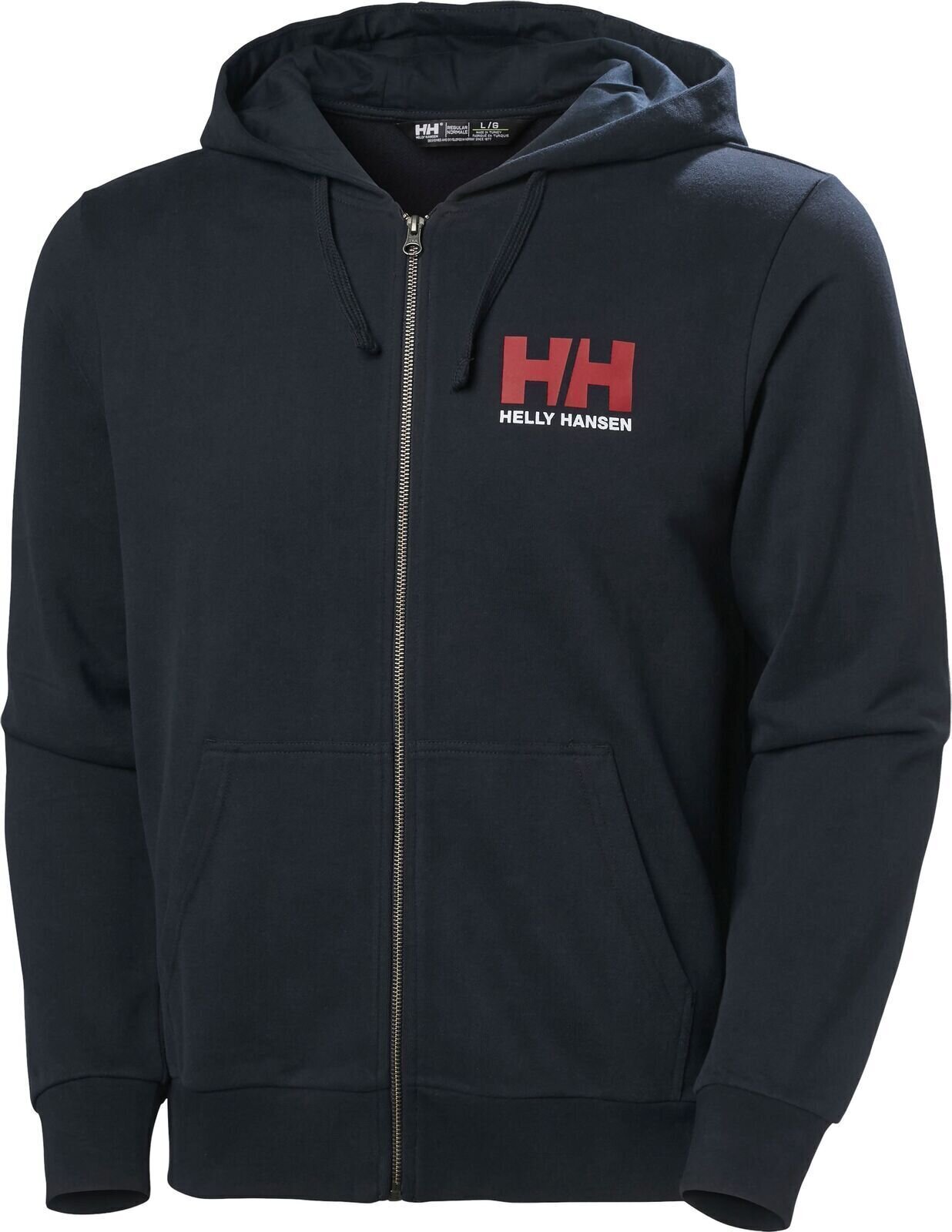 Πουλόβερ Helly Hansen HH Logo Full Zip Hoodie 2.0 Πουλόβερ Navy S