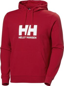 Sweatshirt Helly Hansen HH Logo Hoodie 2.0 Sweatshirt Red 2XL - 1