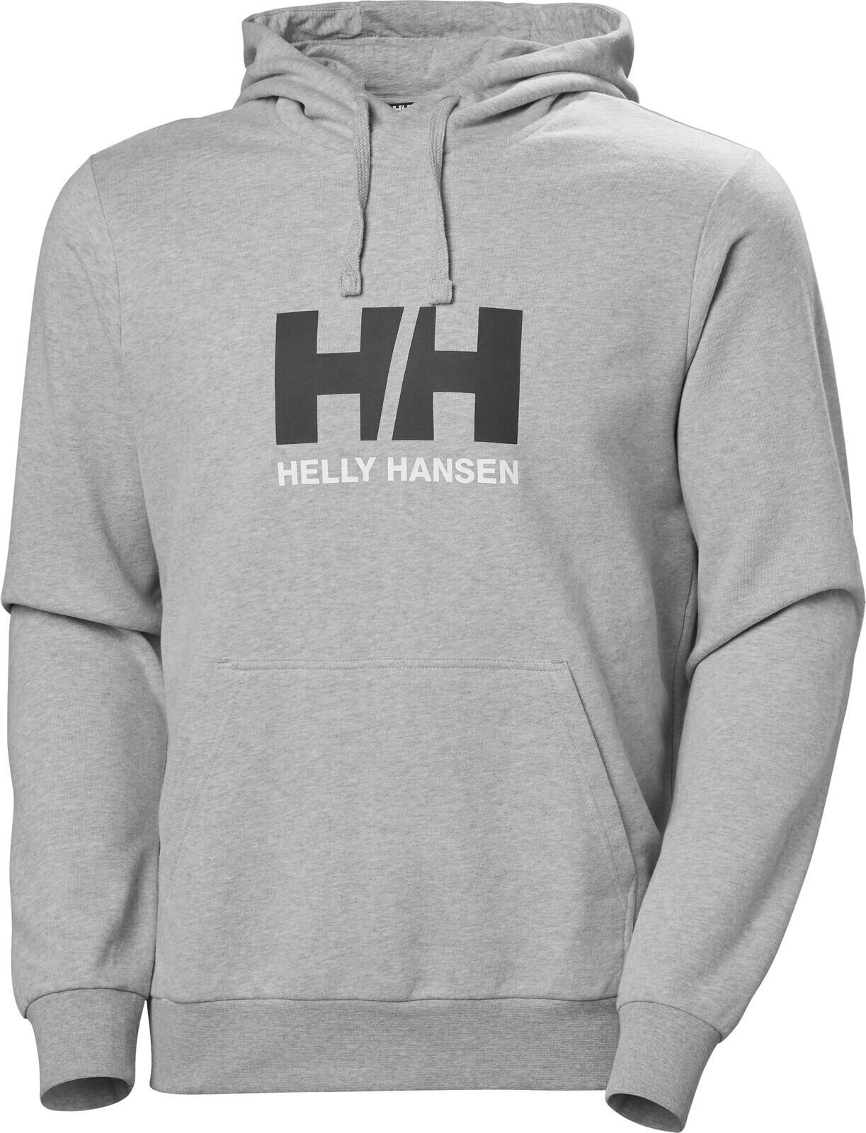 Sweatshirt Helly Hansen HH Logo Hoodie 2.0 Sweatshirt Grey Melange 2XL