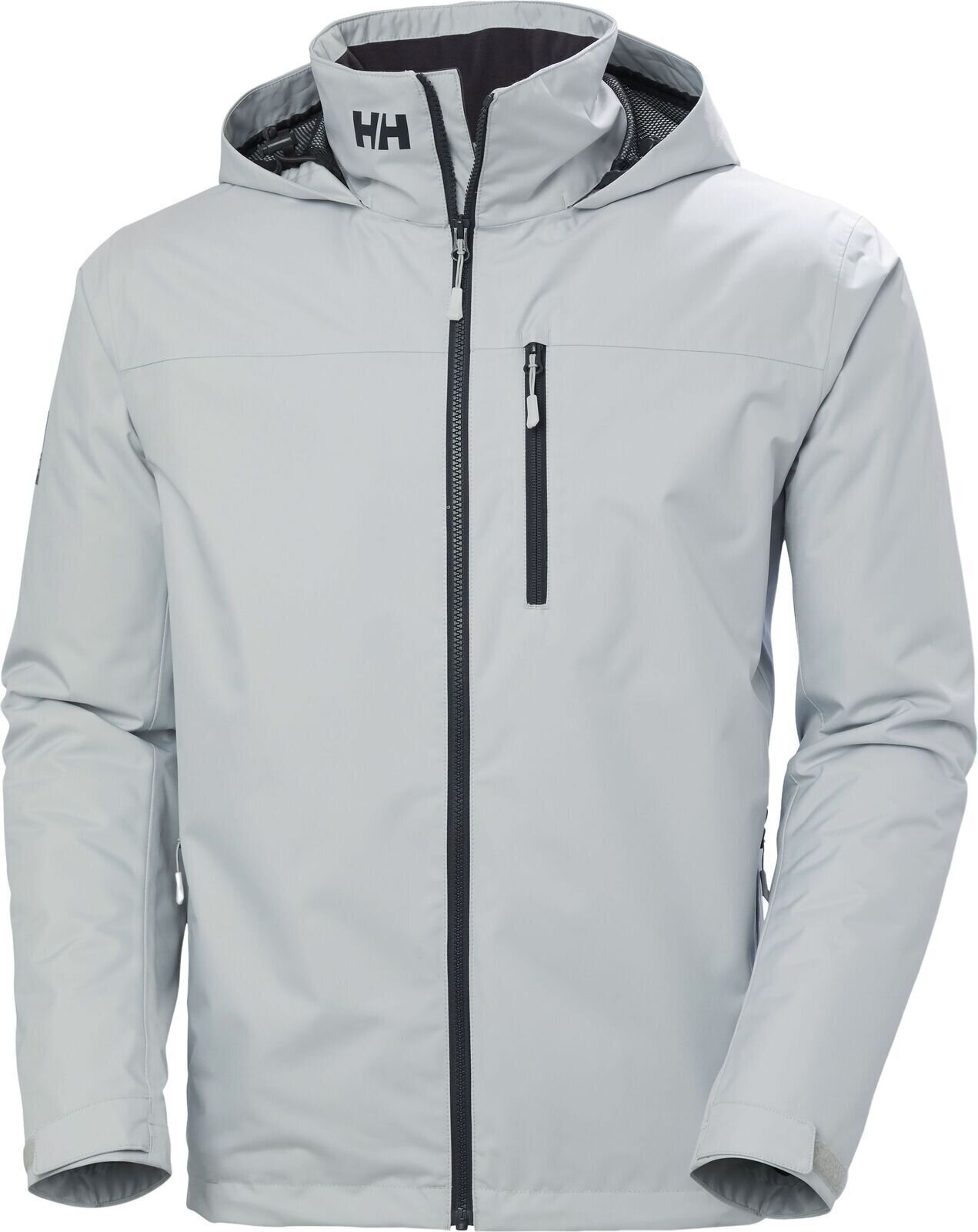 Kabát Helly Hansen Crew Hooded Midlayer 2.0 Kabát Grey Fog 2XL