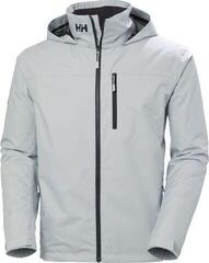 Jacket Helly Hansen Men's Crew Hooded Midlayer Sailing 2.0 Grey Fog