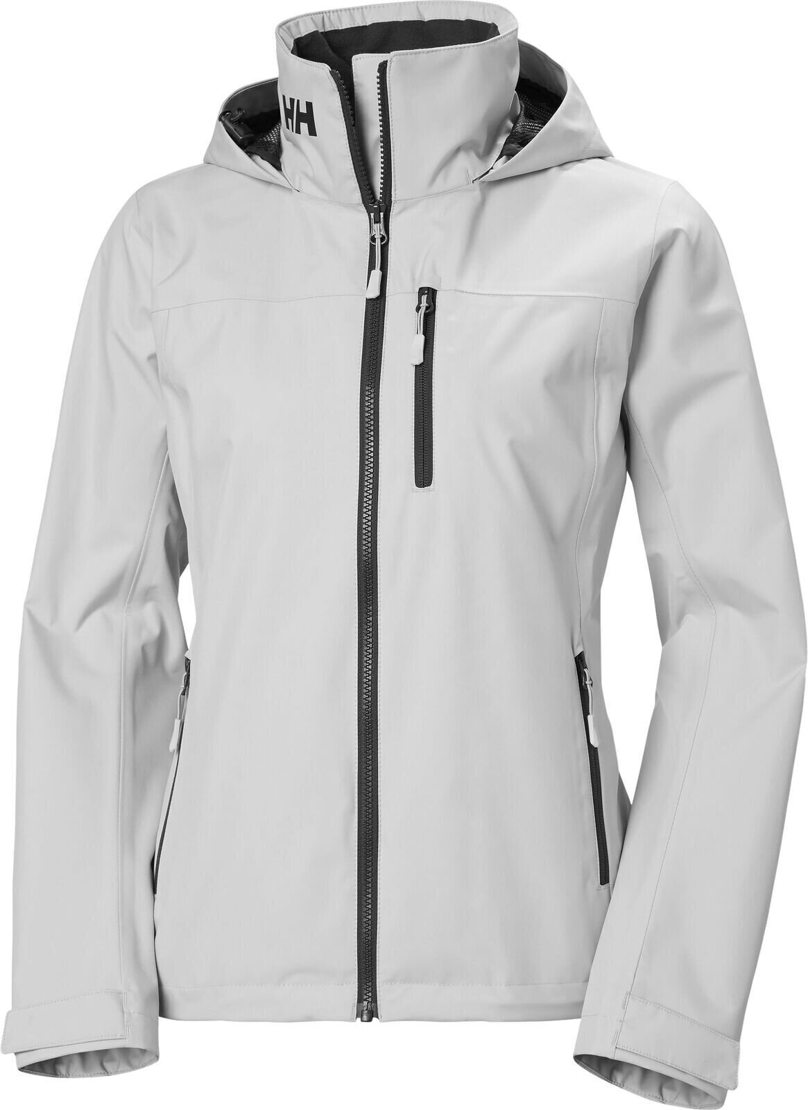 Jacka Helly Hansen Women's Crew Hooded 2.0 Jacka Grey Fog L