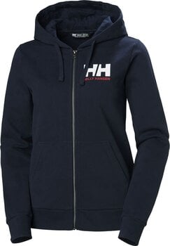 ΦΟΥΤΕΡ με ΚΟΥΚΟΥΛΑ Helly Hansen Women’s HH Logo Full Zip Hoodie 2.0 ΦΟΥΤΕΡ με ΚΟΥΚΟΥΛΑ Navy L - 1