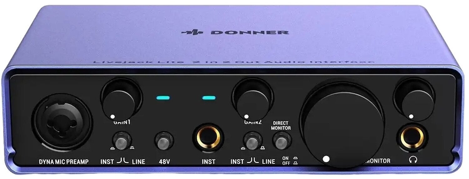 USB audio převodník - zvuková karta Donner Livejack Lite