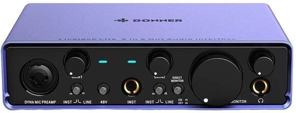 USB audio prevodník - zvuková karta Donner Livejack Lite - 1