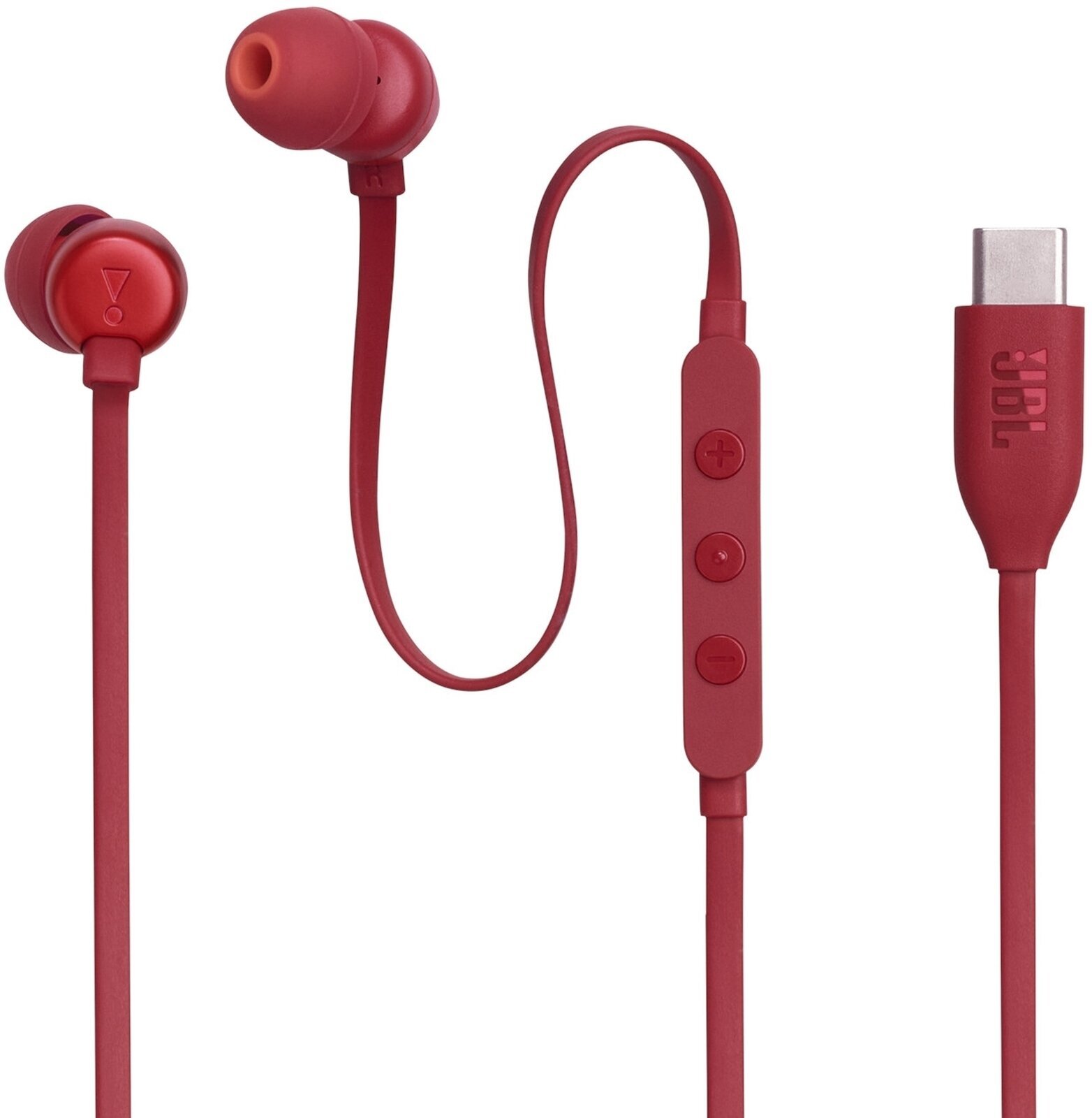 In-Ear -kuulokkeet JBL TUNE 310 USB-C Red In-Ear -kuulokkeet