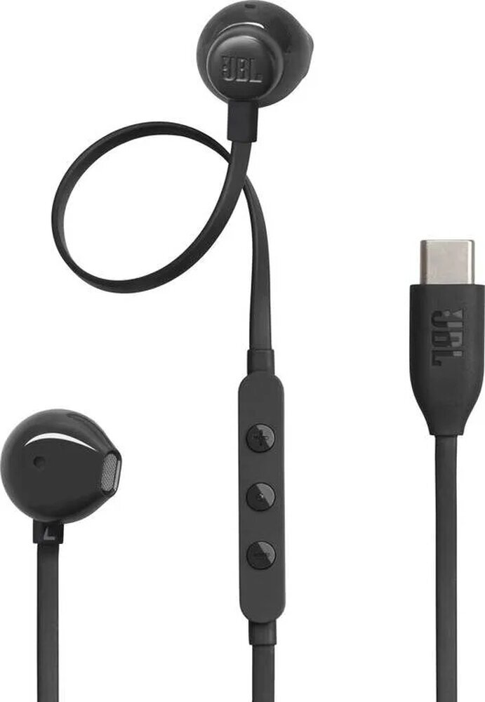 En la oreja los auriculares JBL TUNE 305 USB-C Black En la oreja los auriculares