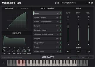 VST Instrument Studio programvara LibreWave Michaela's Harp (Digital produkt)
