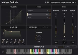 VST Instrument Studio programvara LibreWave Modern Bodhrán (Digital produkt)