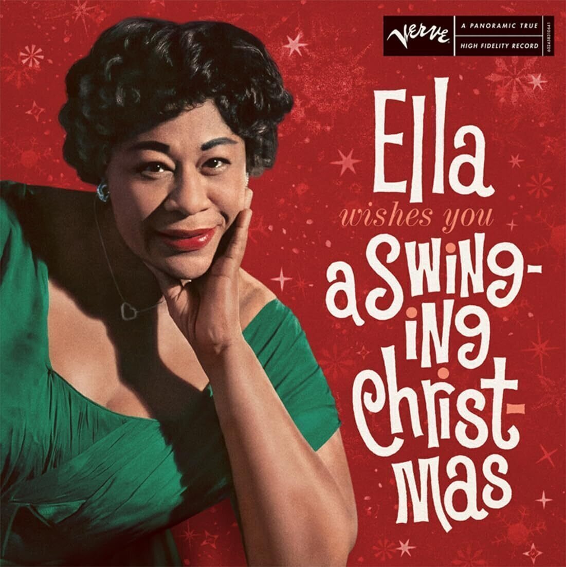 Vinyl Record Ella Fitzgerald - Ella Wishes You A Swinging Christmas (Red Coloured) (Reissue) (LP)