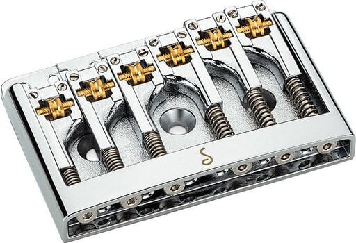 Guitar Bridge Schaller 3D-6 Chrome Guitar Bridge - 1