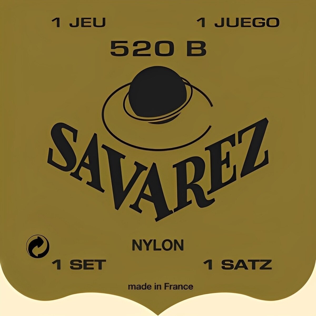 Nylon snaren voor klassieke gitaar Savarez 520B Nylon snaren voor klassieke gitaar