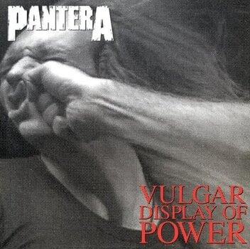Vinyl Record Pantera - Vulgar Display Of Power (Limited Edition) (White & True Metal Gray Marbled) (LP) - 1