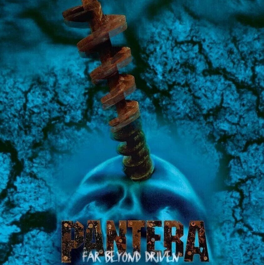 Vinylplade Pantera - Far Beyond Driven (Reissue) (White & Blue Marbled) (LP)