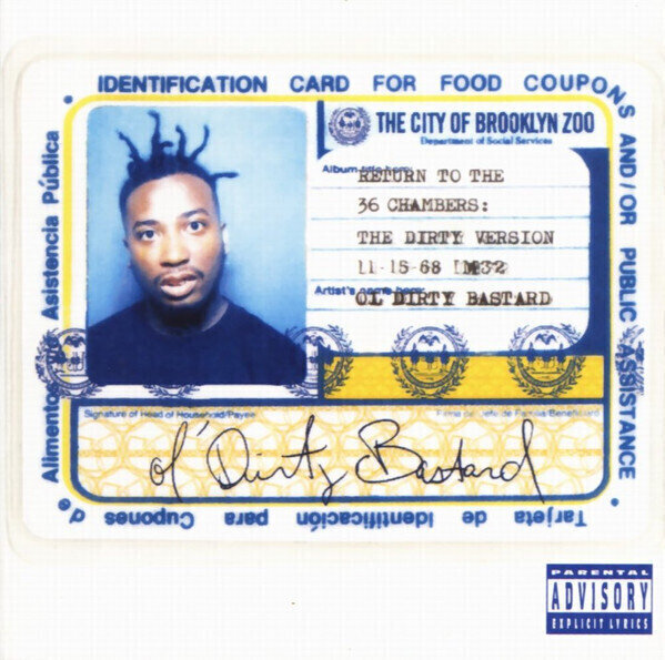 Vinyl Record Ol' Dirty Bastard - Return To The 36 Chambers: The Dirty Version (Remastered) (2 LP)