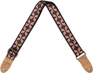 Ukulele Strap Cascha CUS-VC10 Vegan Cork Ukulele Strap Ethnic Red Stripes