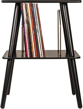 Mobilier pentru discuri LP Crosley Manchester Mobilier pentru discuri LP Black - 1