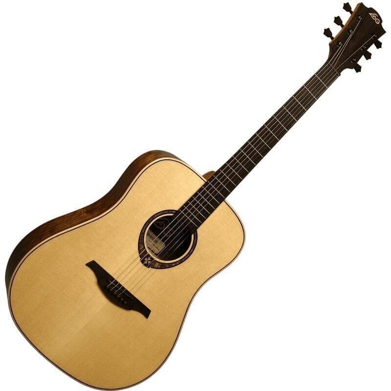 Guitare acoustique LAG T318D Natural Guitare acoustique