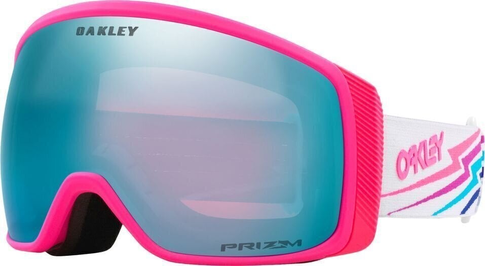 Lyžařské brýle Oakley FLIGHT TRACKER 71057400 White Bolt/Prizm Snow Sapphire Iridium Lyžařské brýle